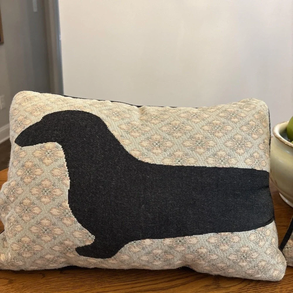 Dog Pillows 2 Dachshund Decorative Pillows Fun Weiner Dogs
